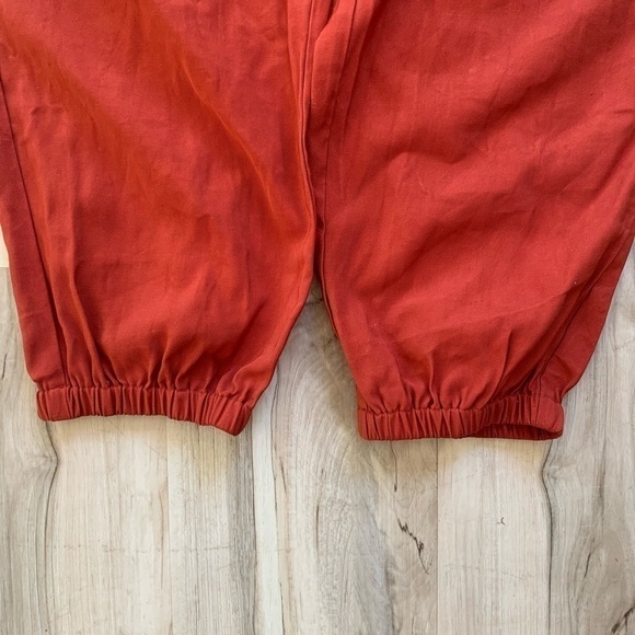 ELODIE rust orange button jogger pants - Picture 6 of 10